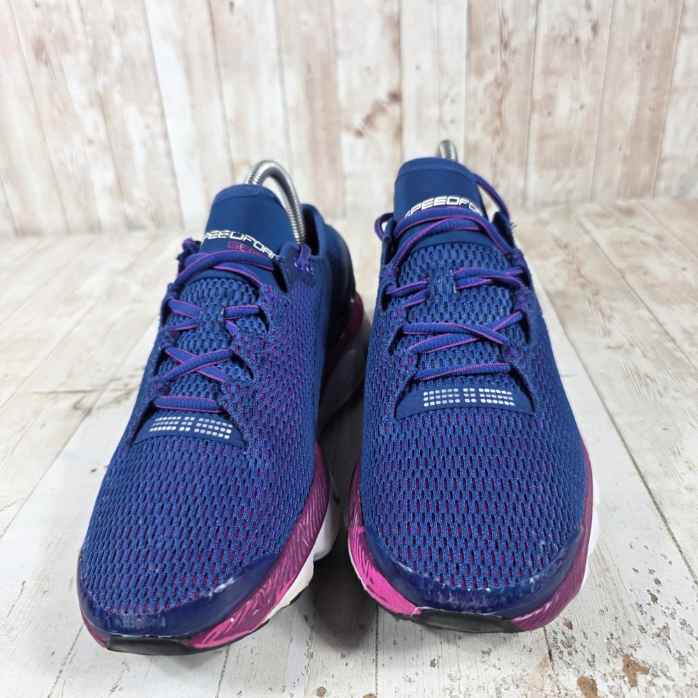 Under Armour Speedform Gemini 2 Womens Running Shoes Blue Pink  Size 9 - Picture 2 of 8